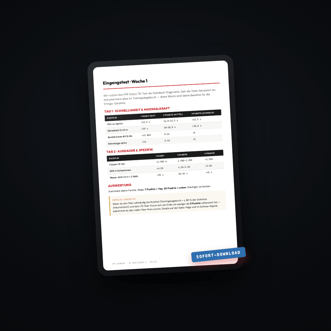 SE Ambitionen Level 2 - Polizei - PPF Germany